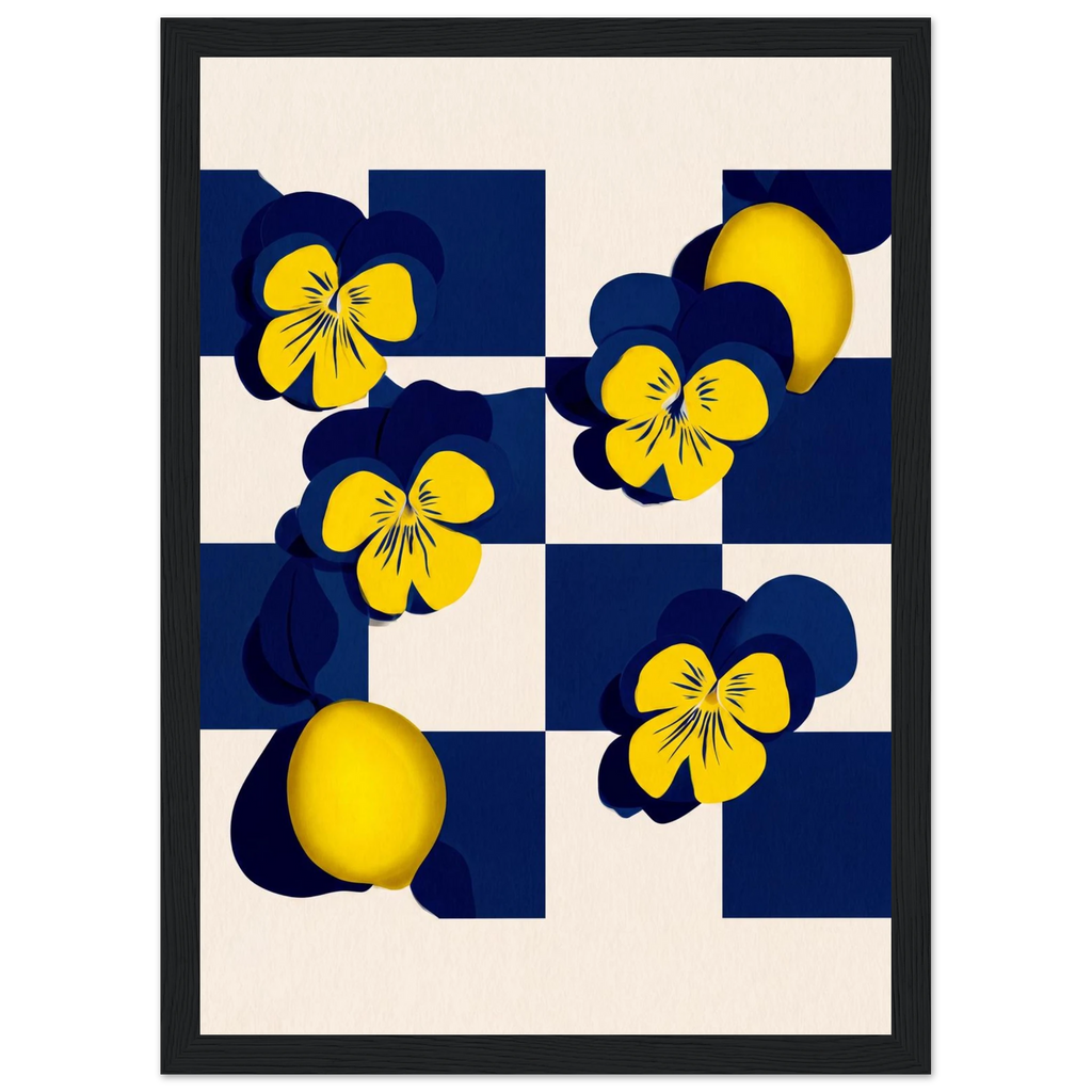 Rizen Life's Little Lemons - Premium Framed Wall Art