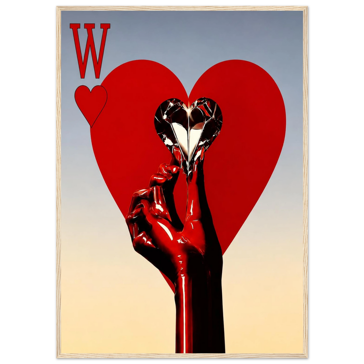 Rizen Worth The Love - Premium Framed Wall Art