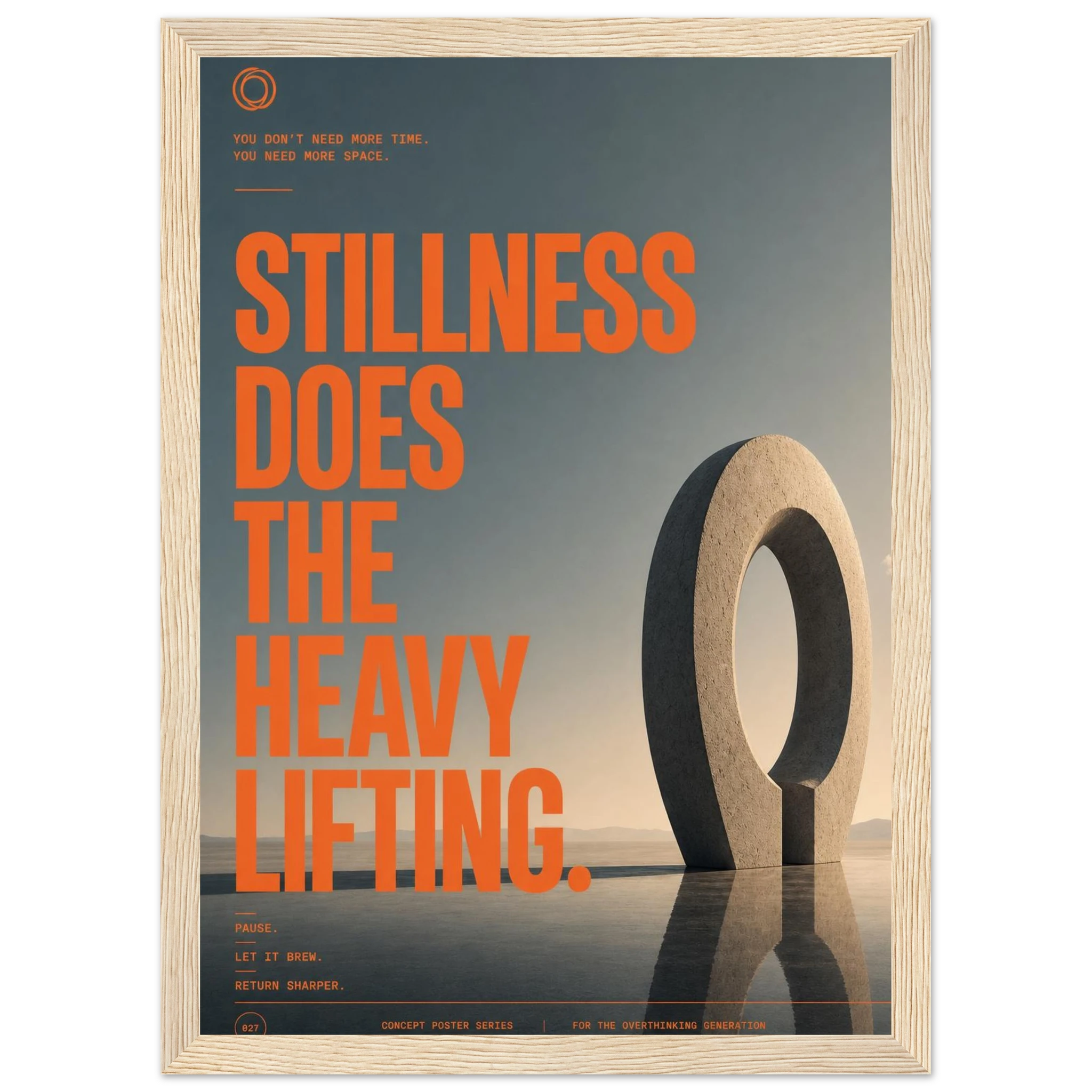 Rizen Stillness - Premium Framed Wall Art