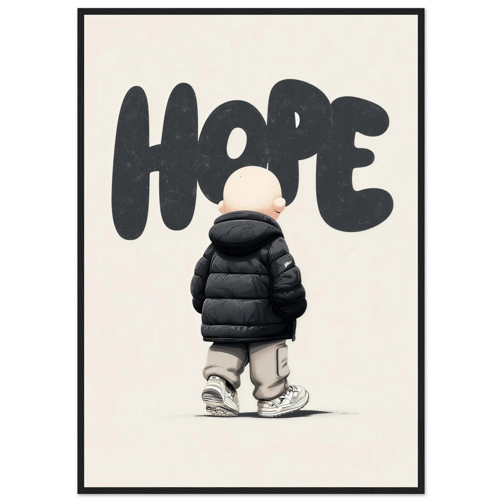 Rizen HOPE - Premium Framed Wall Art