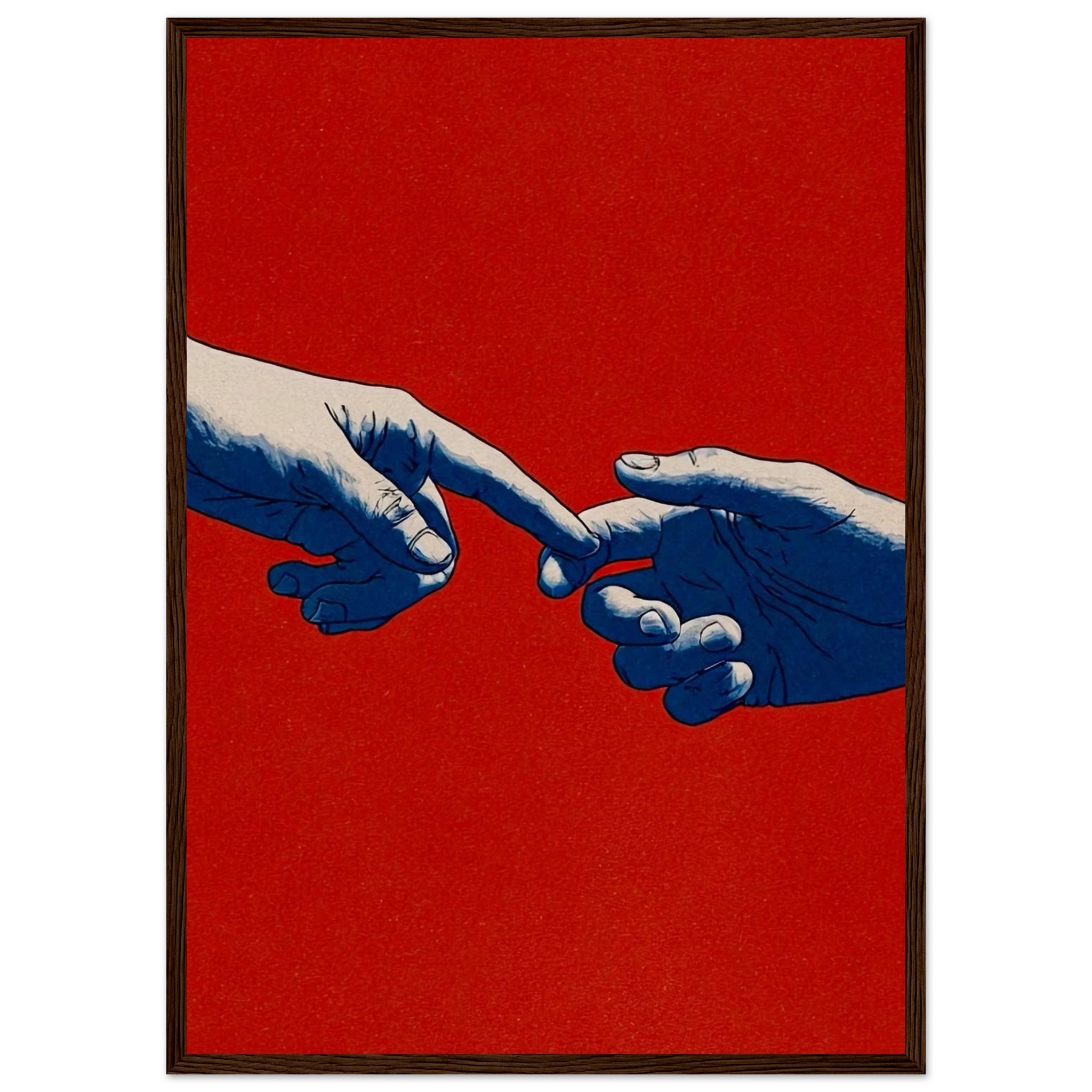 Rizen Fingertip Promise - Premium Framed Wall Art