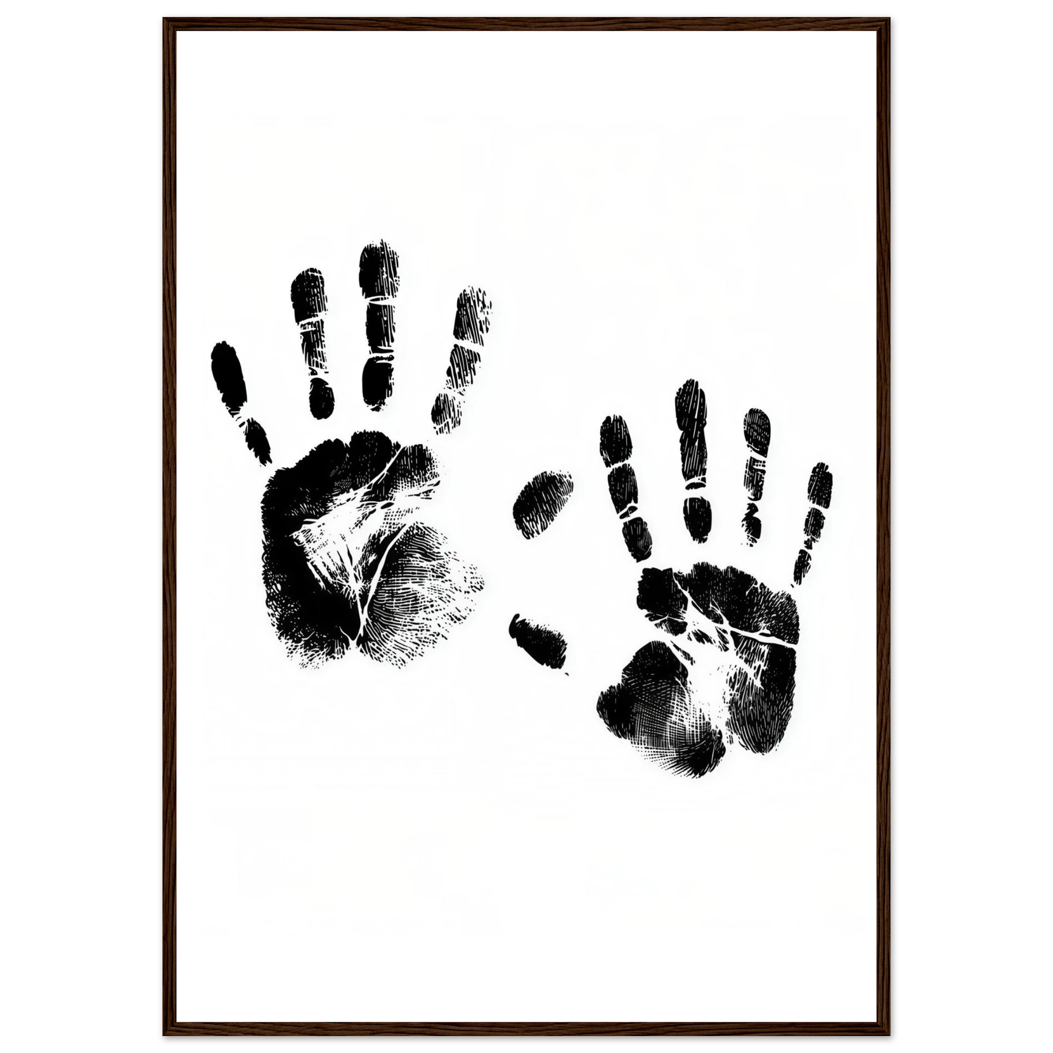 Rizen Memory of Hands - Premium Framed Wall Art