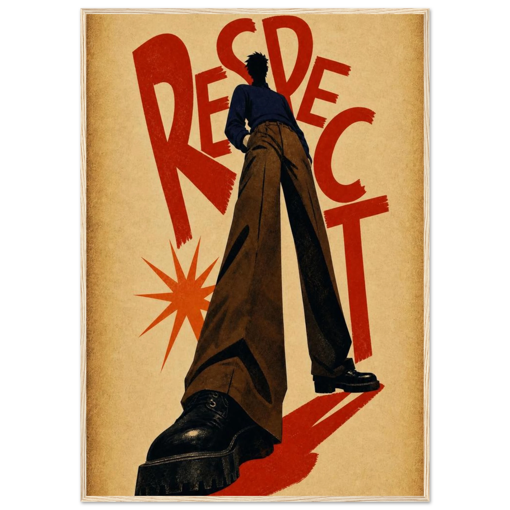 Rizen Respect - Premium Framed Wall Art