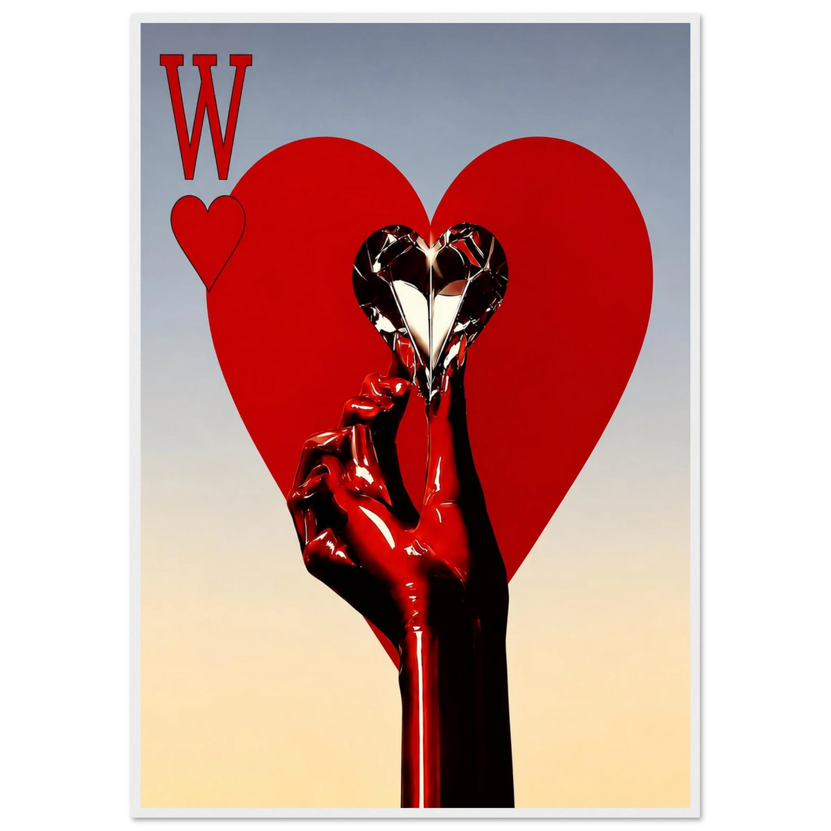 Rizen Worth The Love - Premium Framed Wall Art