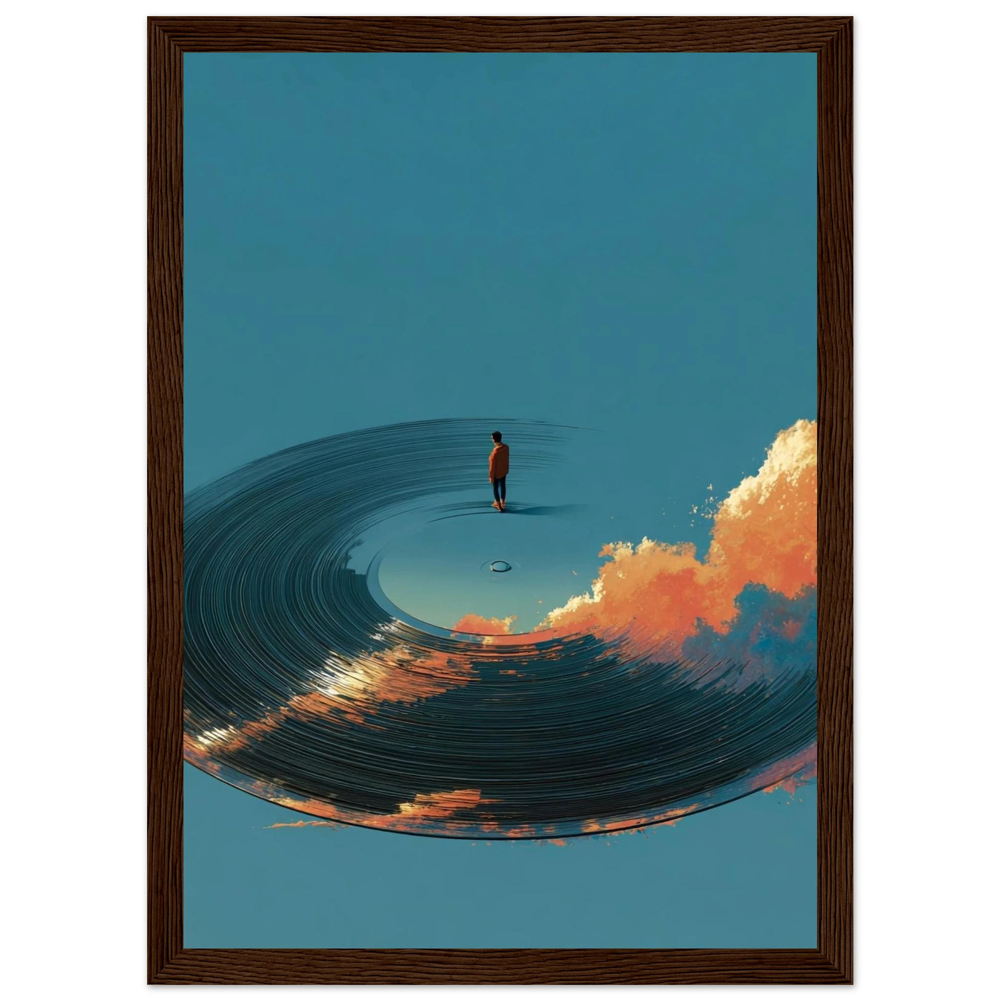 Rizen Vinyl Dream - Premium Framed Wall Art
