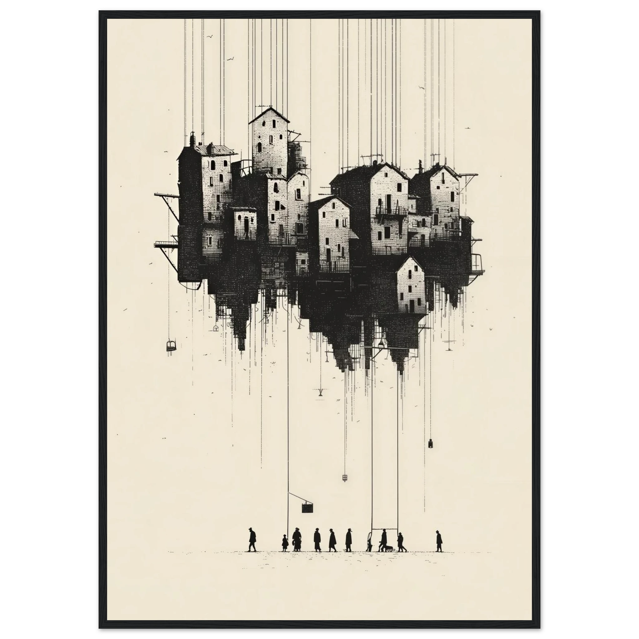 Rizen Threadbound - Premium Framed Wall Art