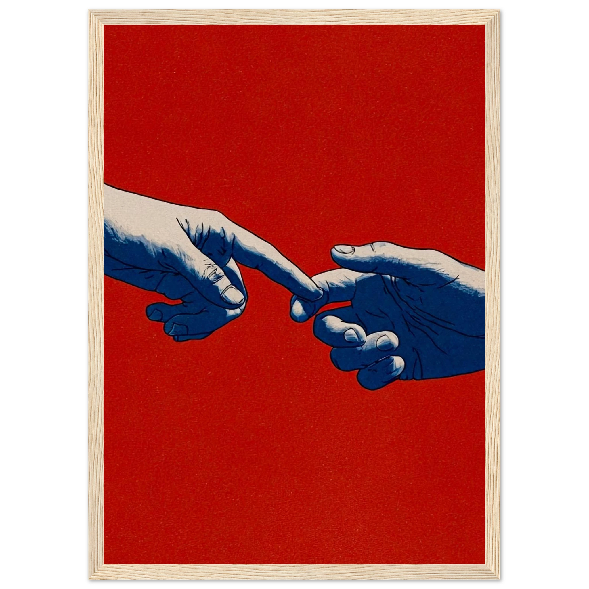 Rizen Fingertip Promise - Premium Framed Wall Art