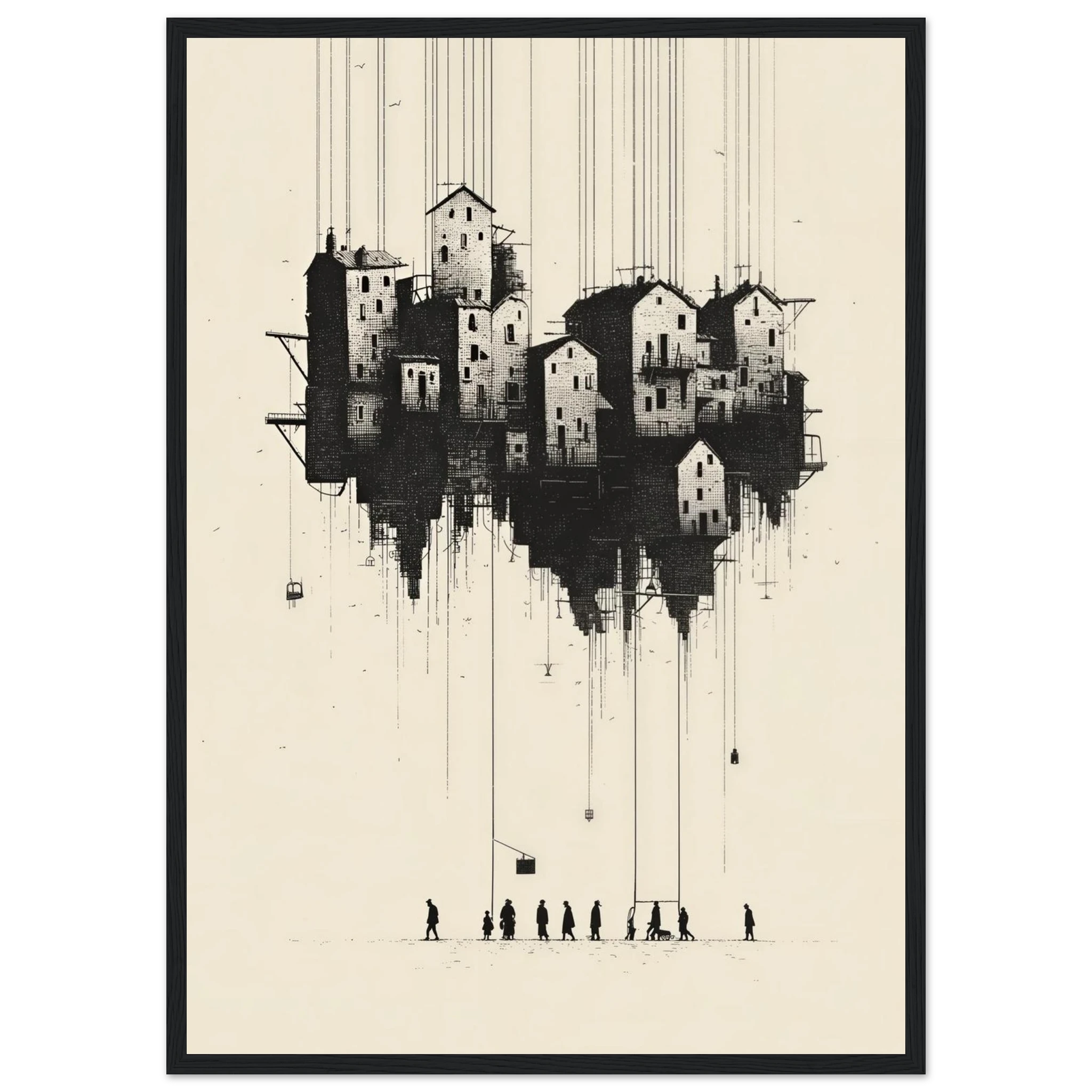 Rizen Threadbound - Premium Framed Wall Art