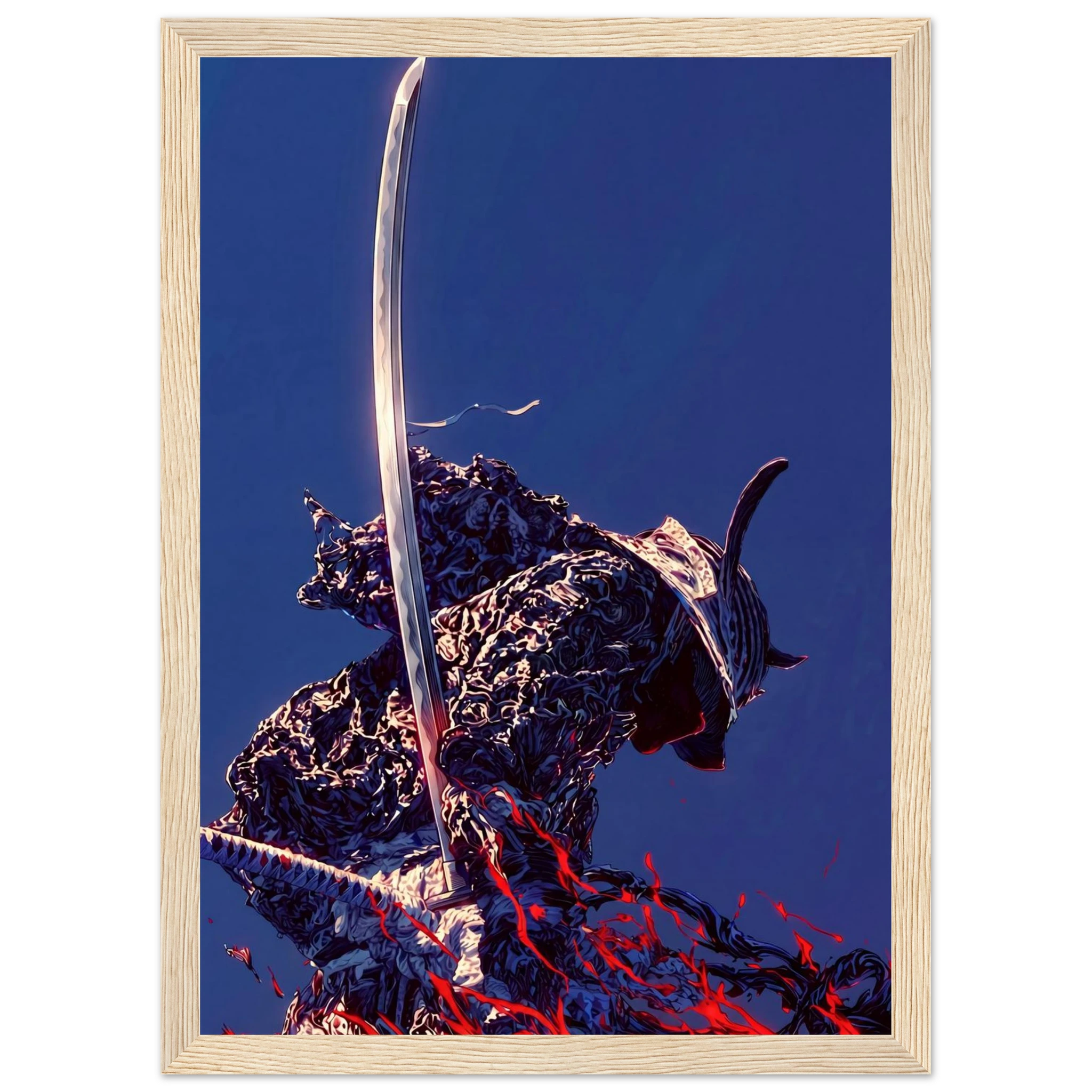 Rizen Samurai - Premium Framed Wall Art