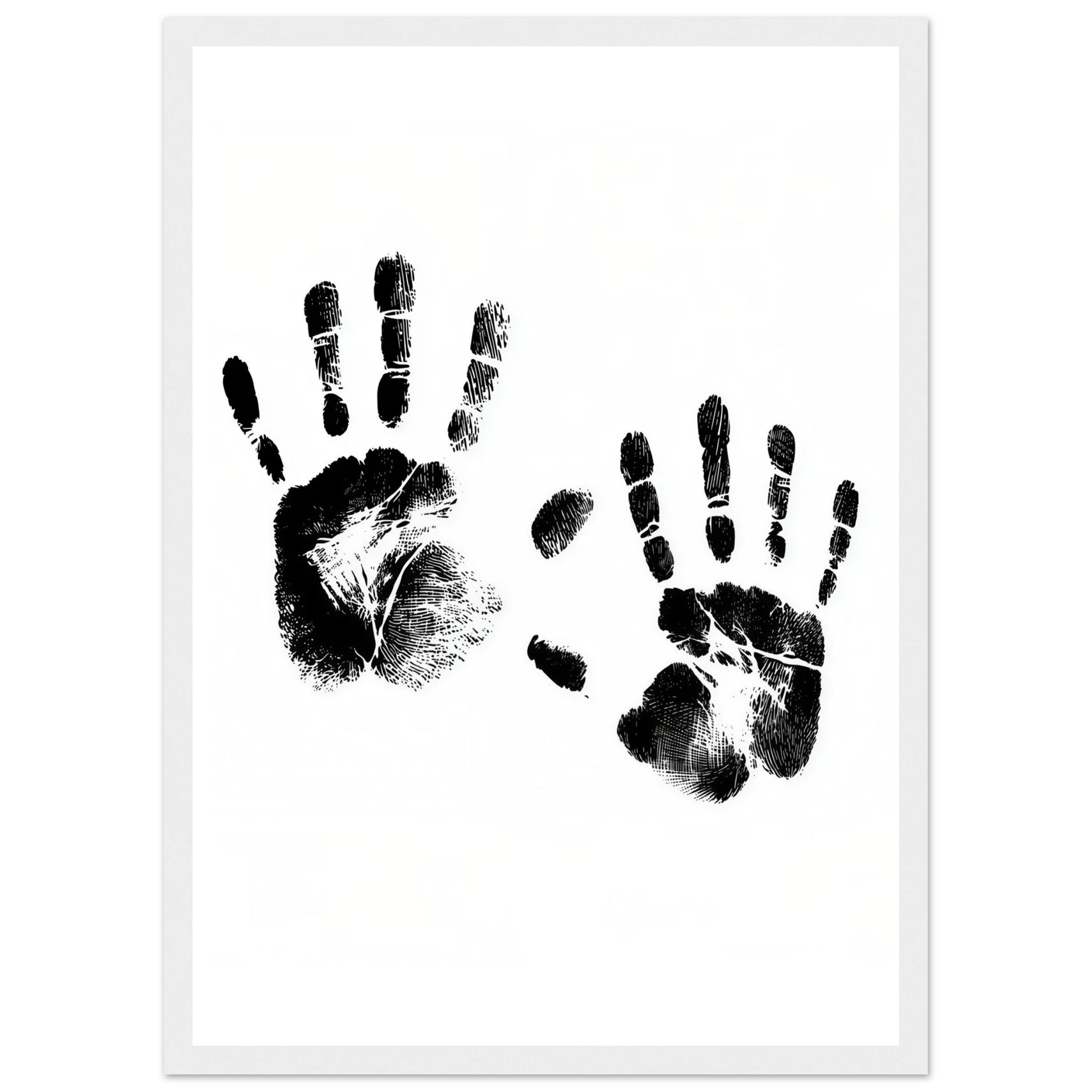 Rizen Memory of Hands - Premium Framed Wall Art