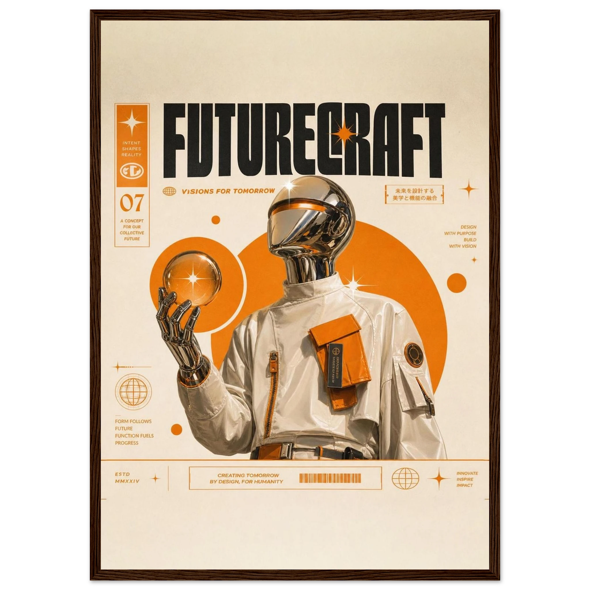 Rizen Future Craft - Premium Framed Wall Art
