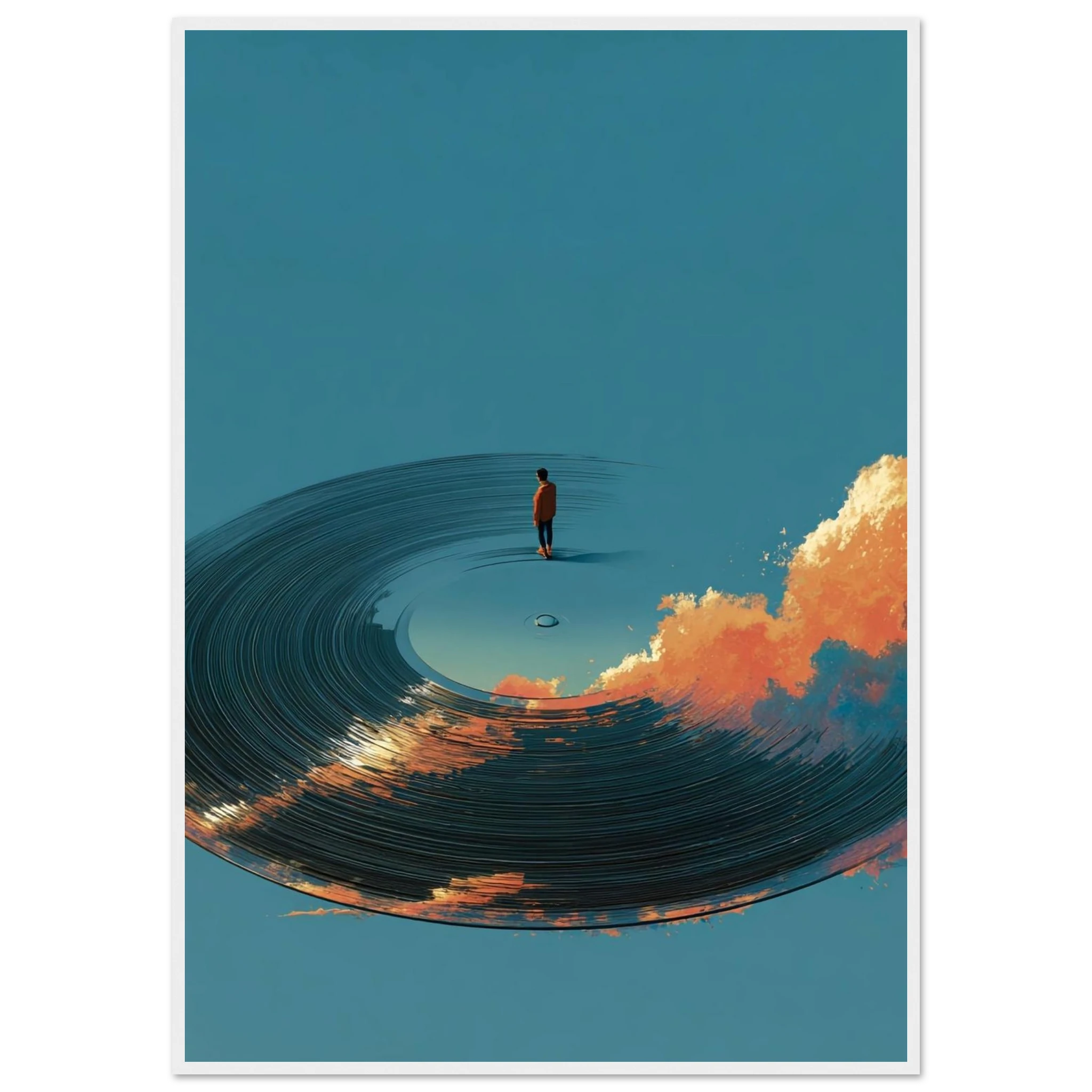 Rizen Vinyl Dream - Premium Framed Wall Art