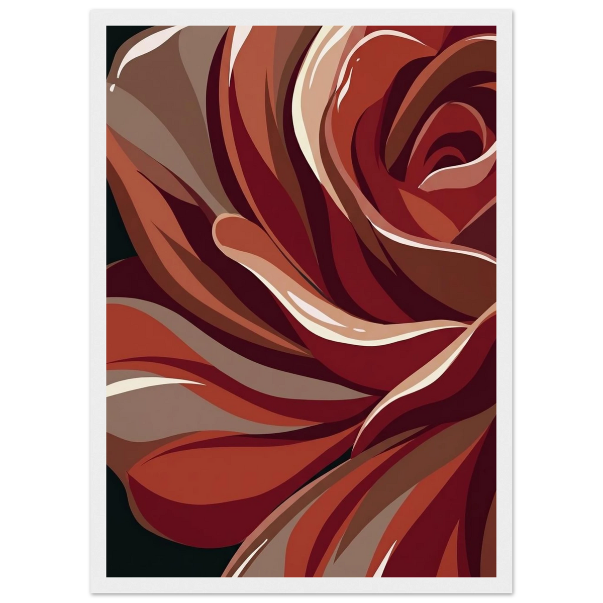 Rizen Rose - Premium Framed Wall Art