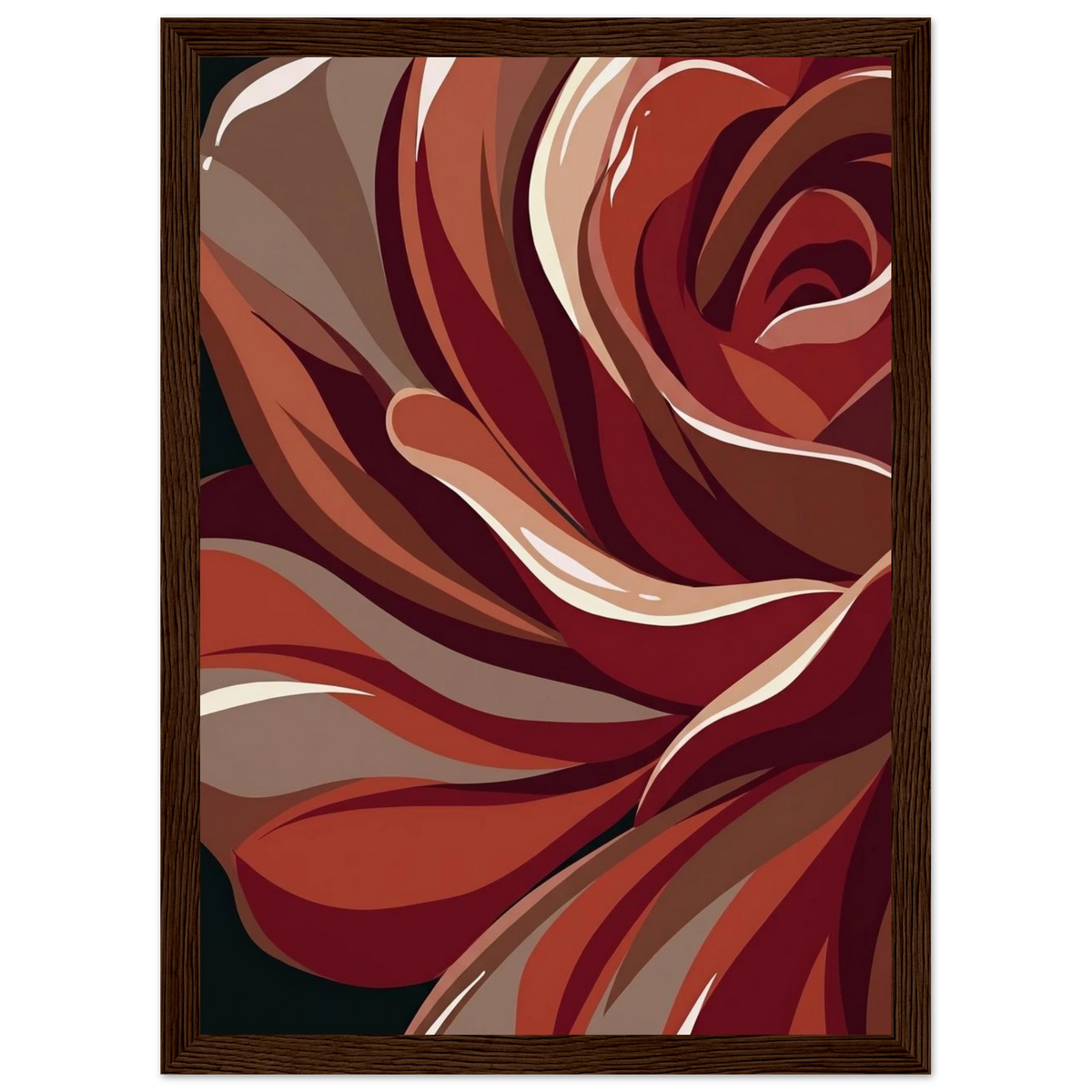Rizen Rose - Premium Framed Wall Art