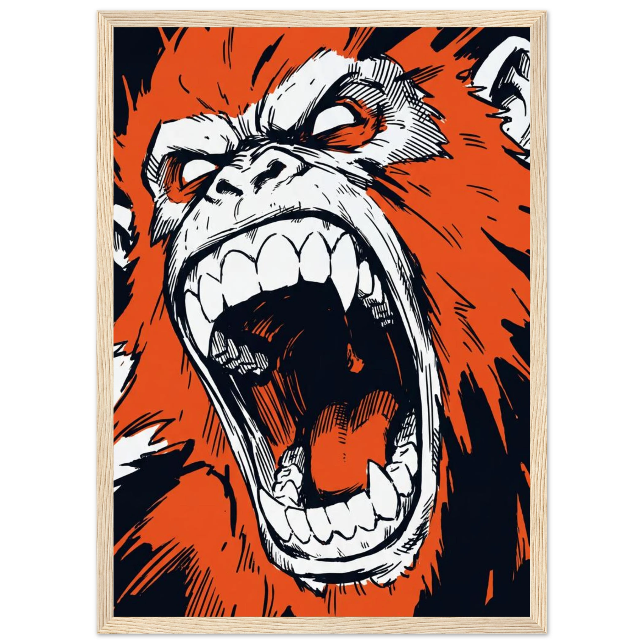 Rizen Rage - Premium Framed Wall Art