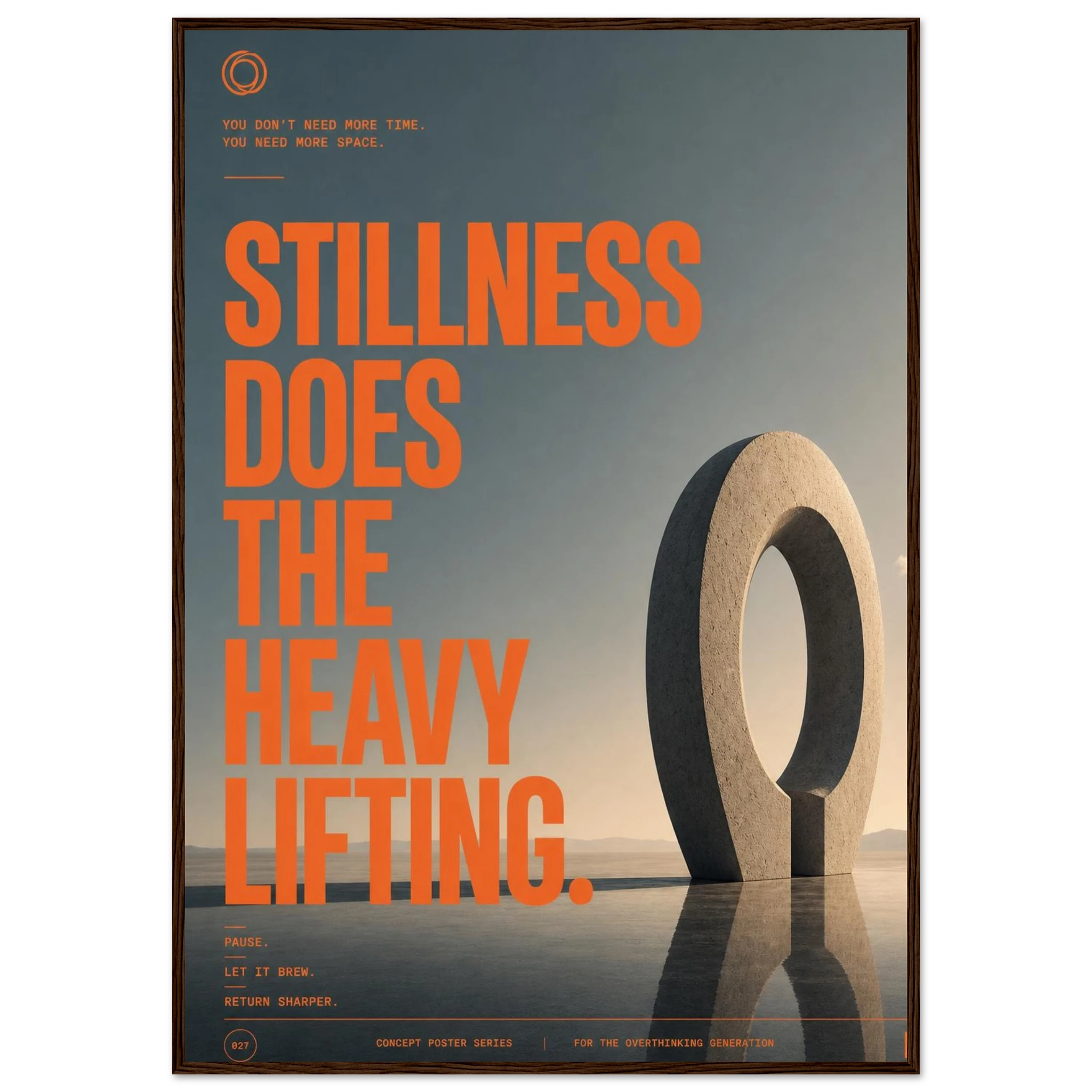 Rizen Stillness - Premium Framed Wall Art
