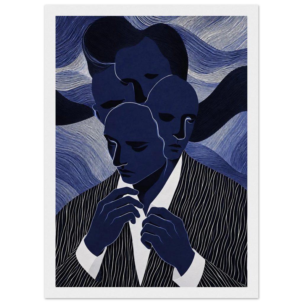Rizen Indecisive Identity - Premium Framed Wall Art