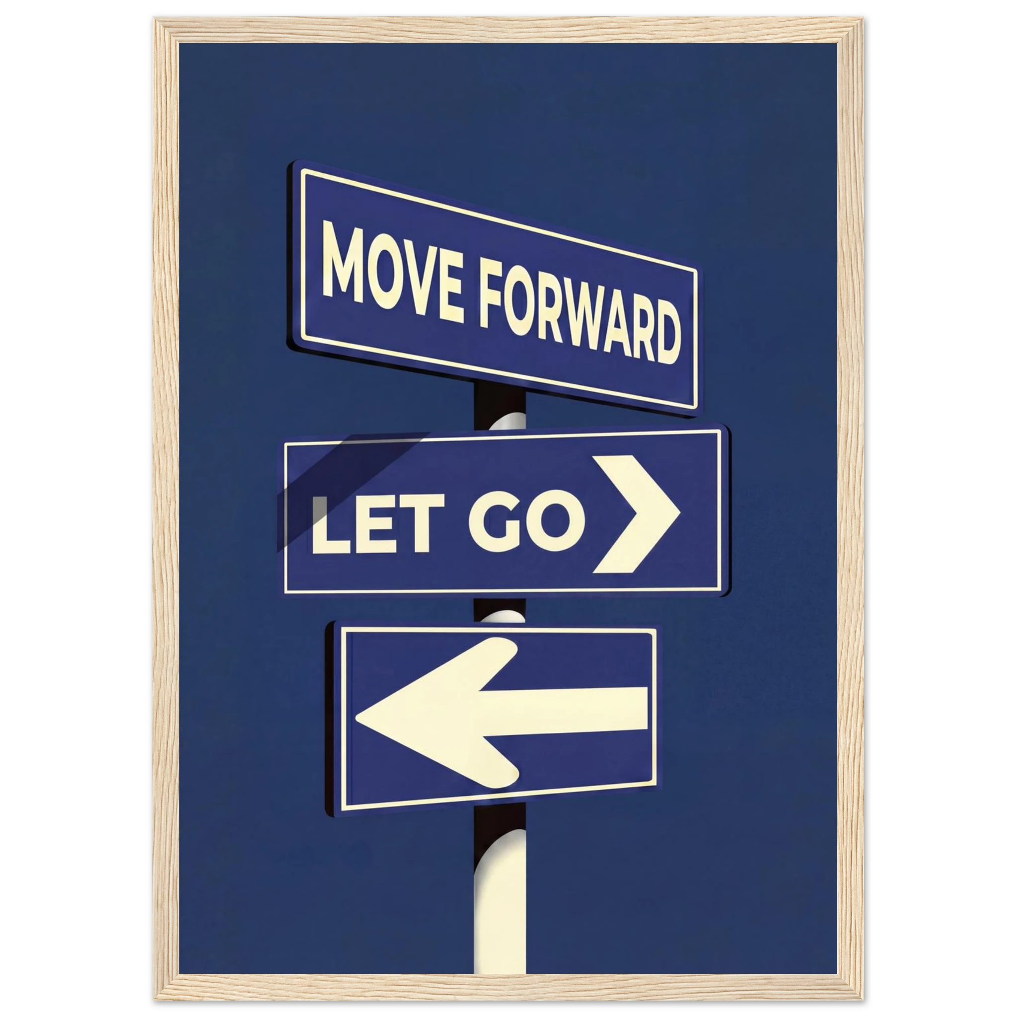 Rizen Move Forward - Premium Framed Wall Art