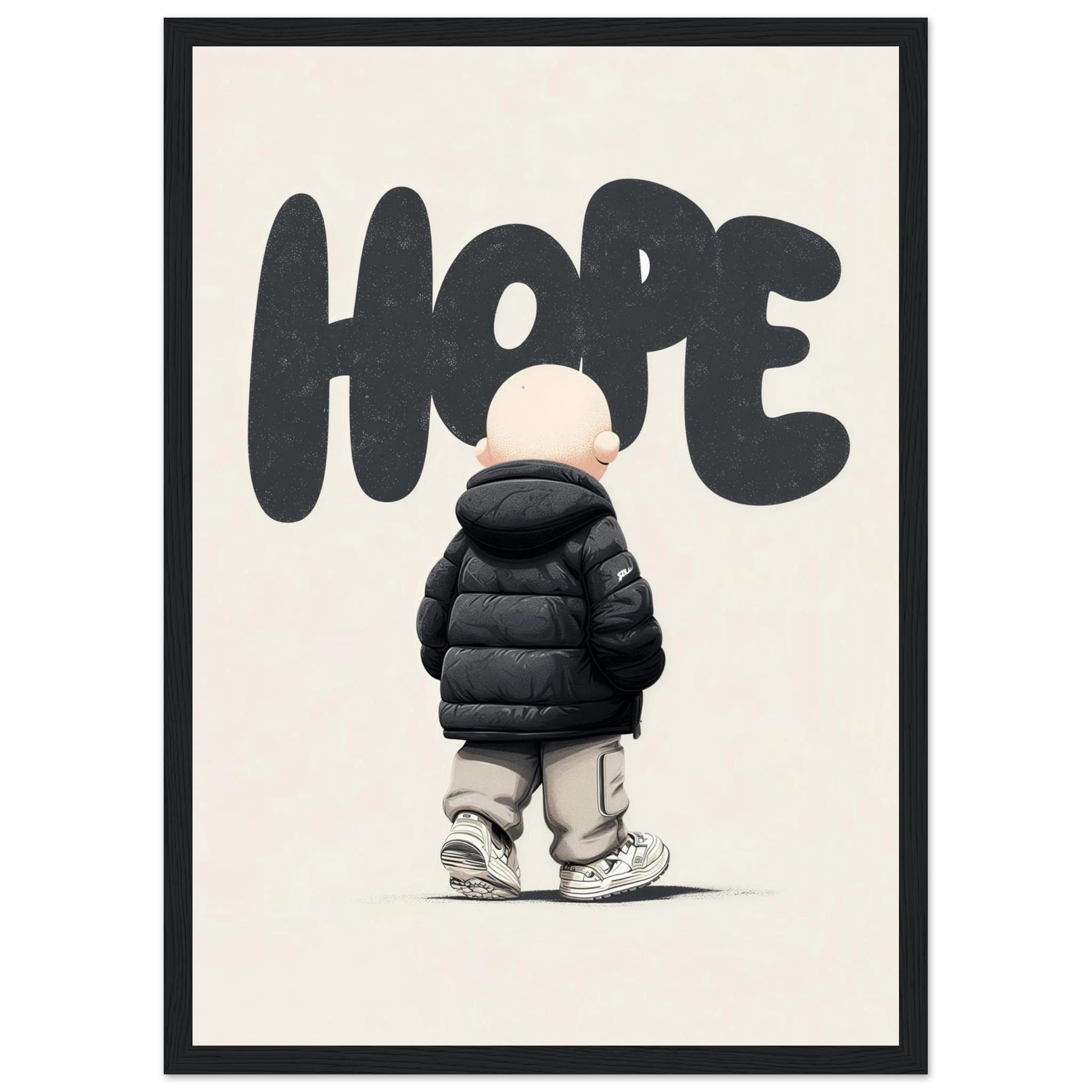 Rizen HOPE - Premium Framed Wall Art