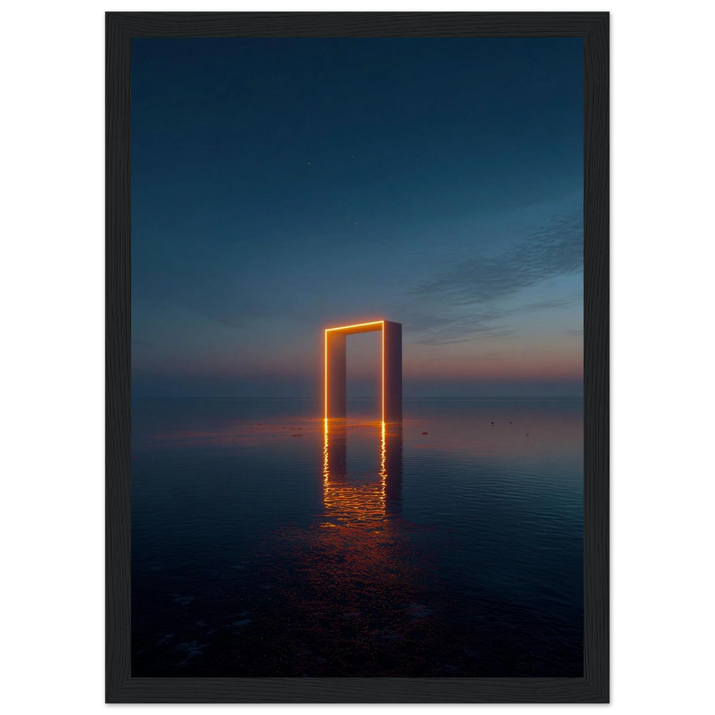 Rizen Empty Passage - Premium Framed Wall Art