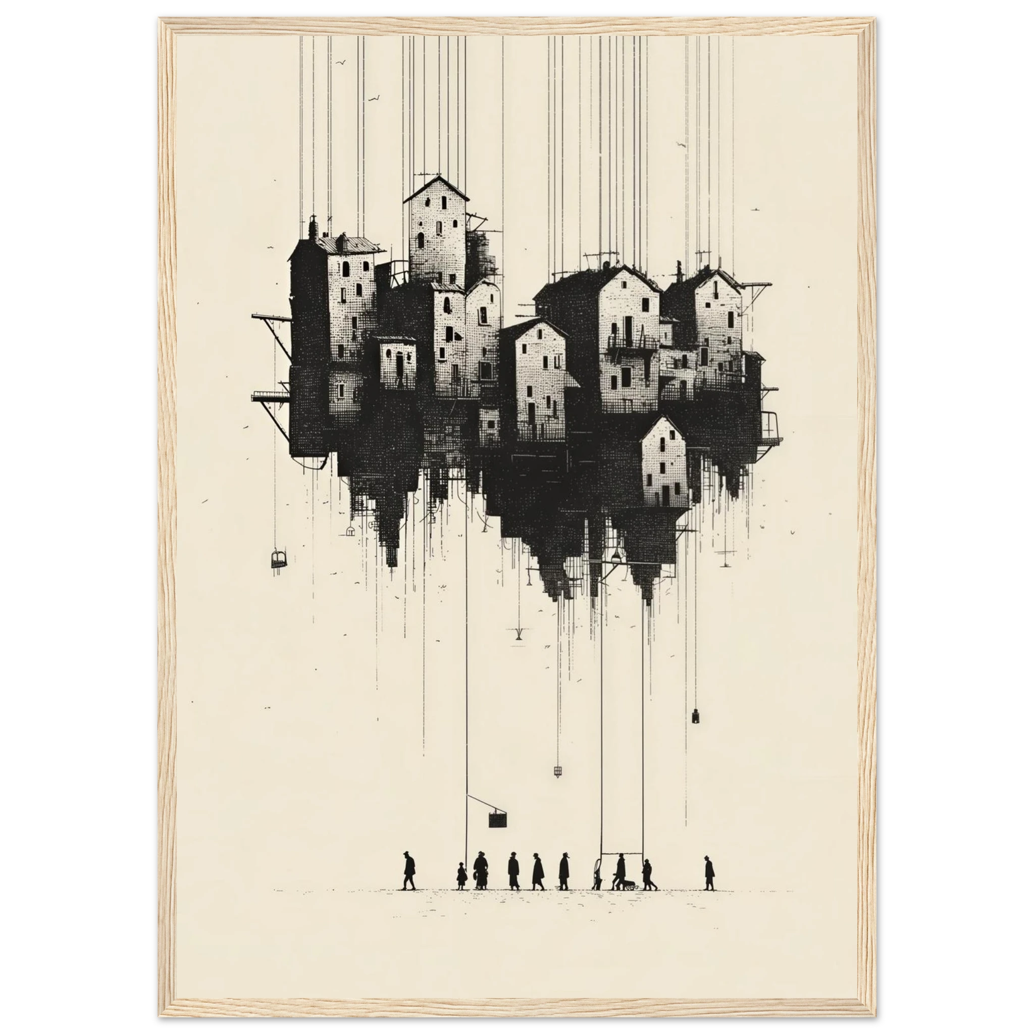 Rizen Threadbound - Premium Framed Wall Art