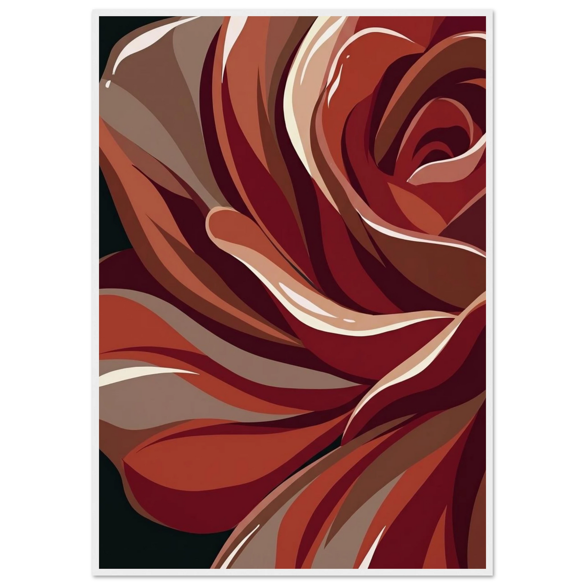 Rizen Rose - Premium Framed Wall Art