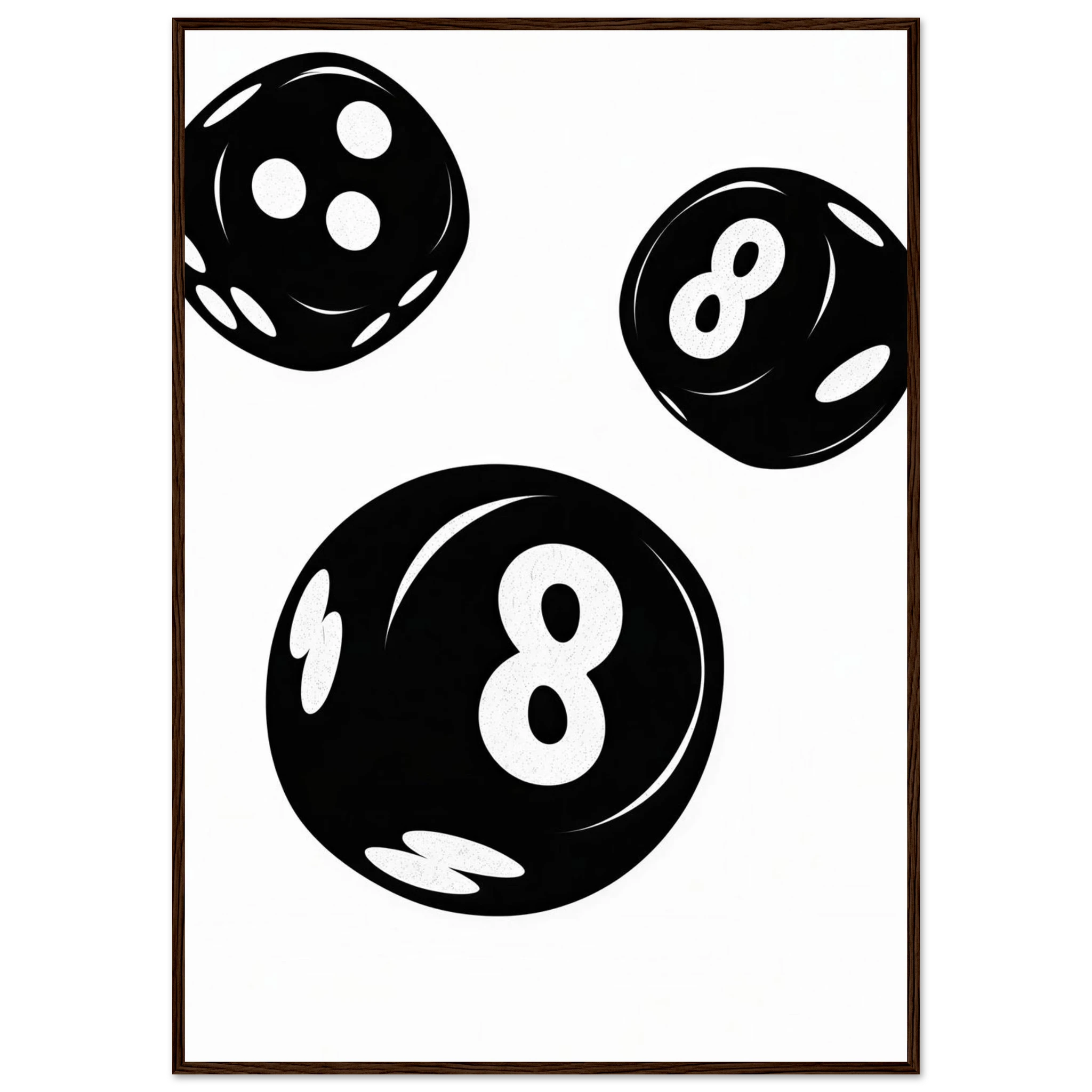 Rizen 8 Chances - Premium Framed Wall Art