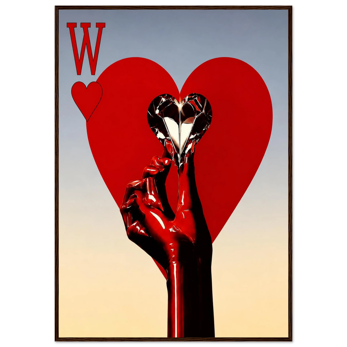 Rizen Worth The Love - Premium Framed Wall Art