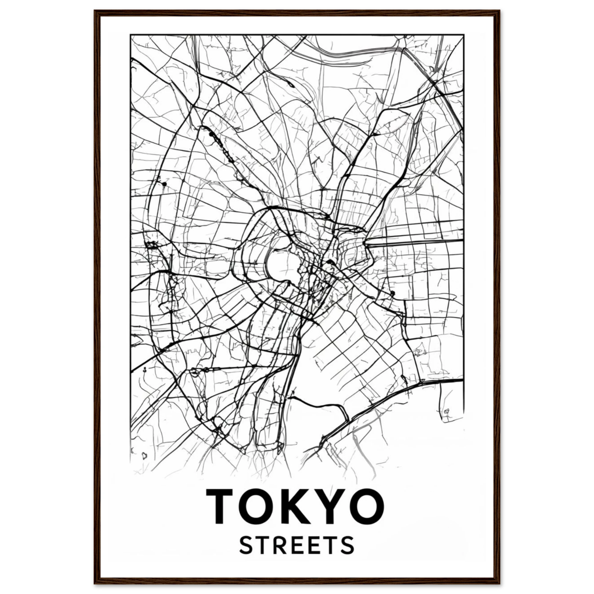 Rizen Tokyo Streets - Premium Framed Wall Art