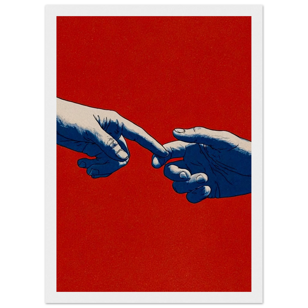 Rizen Fingertip Promise - Premium Framed Wall Art