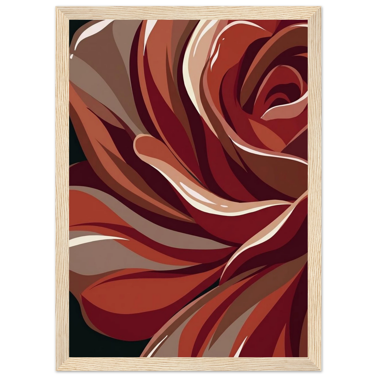 Rizen Rose - Premium Framed Wall Art