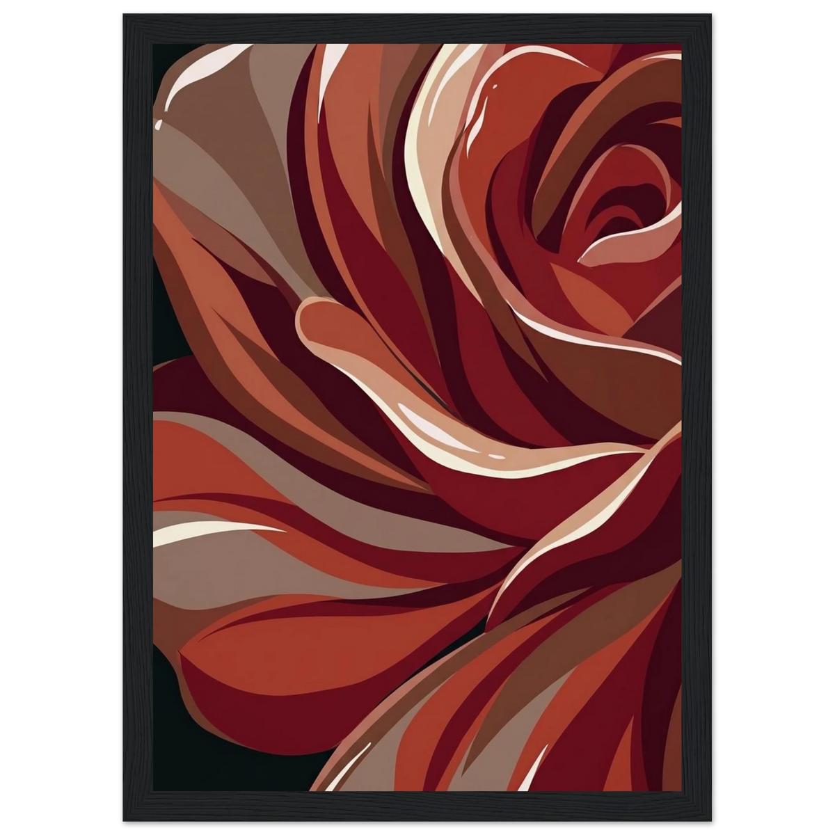 Rizen Rose - Premium Framed Wall Art
