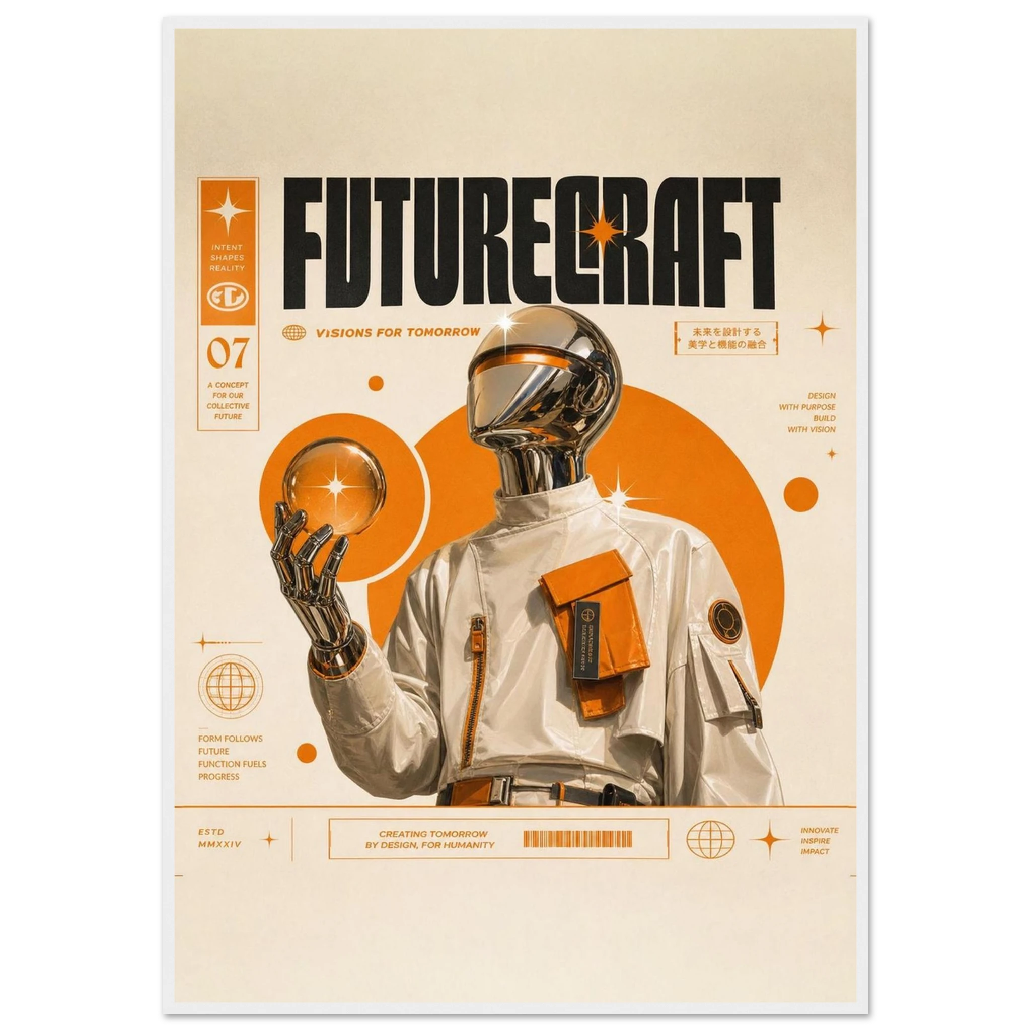 Rizen Future Craft - Premium Framed Wall Art