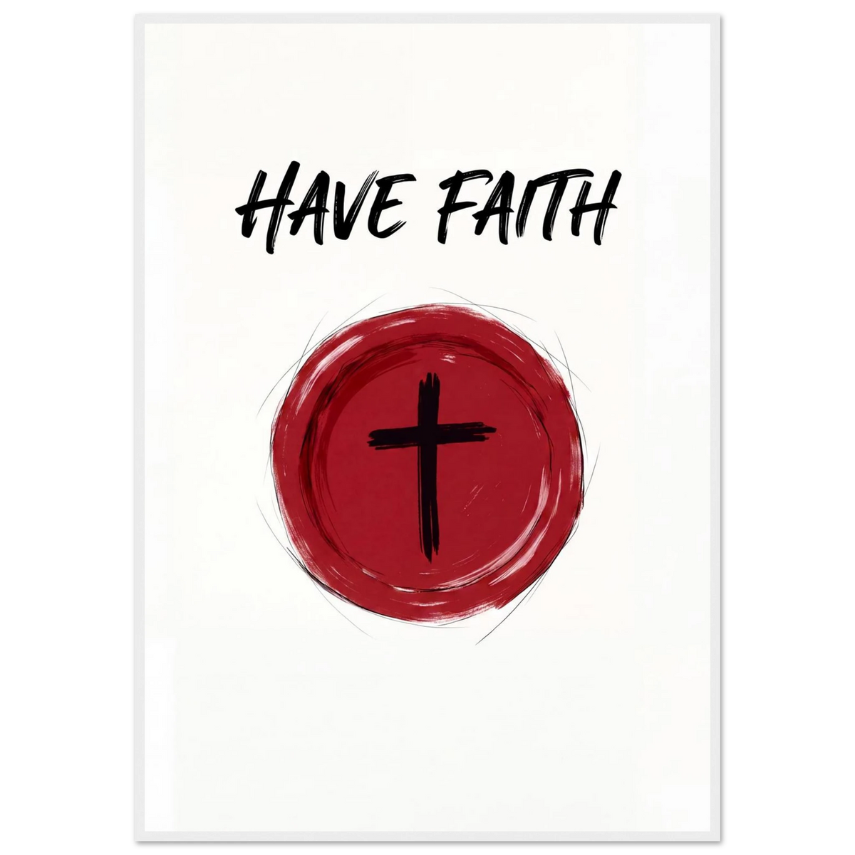 Rizen Have Faith - Premium Framed Wall Art