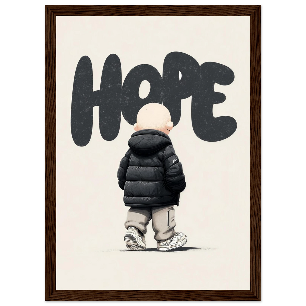 Rizen HOPE - Premium Framed Wall Art
