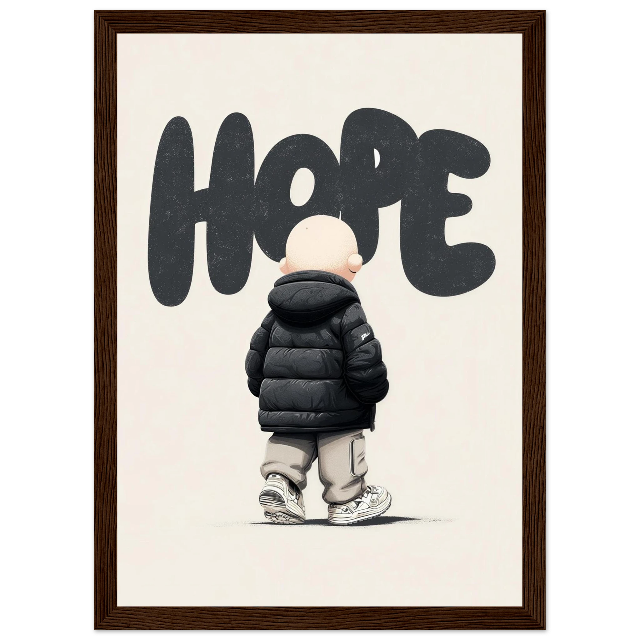 Rizen HOPE - Premium Framed Wall Art