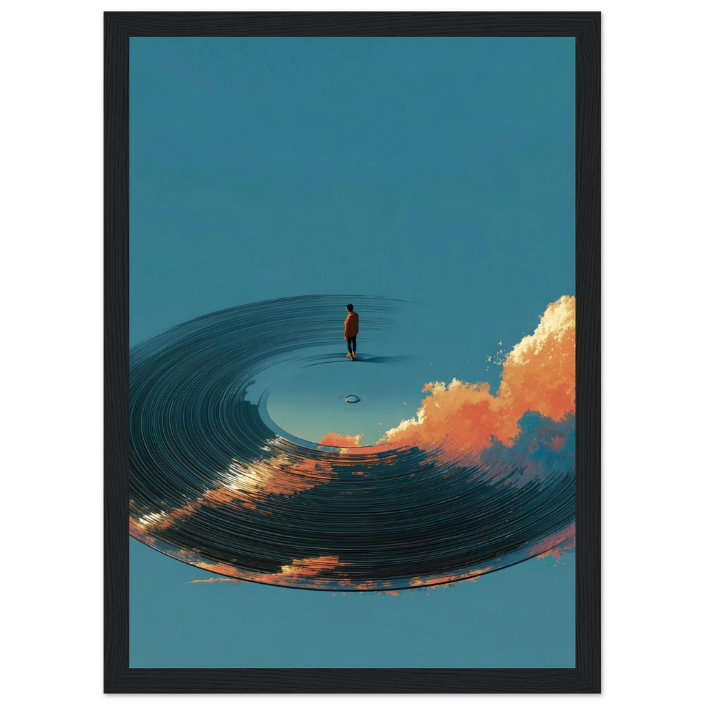 Rizen Vinyl Dream - Premium Framed Wall Art