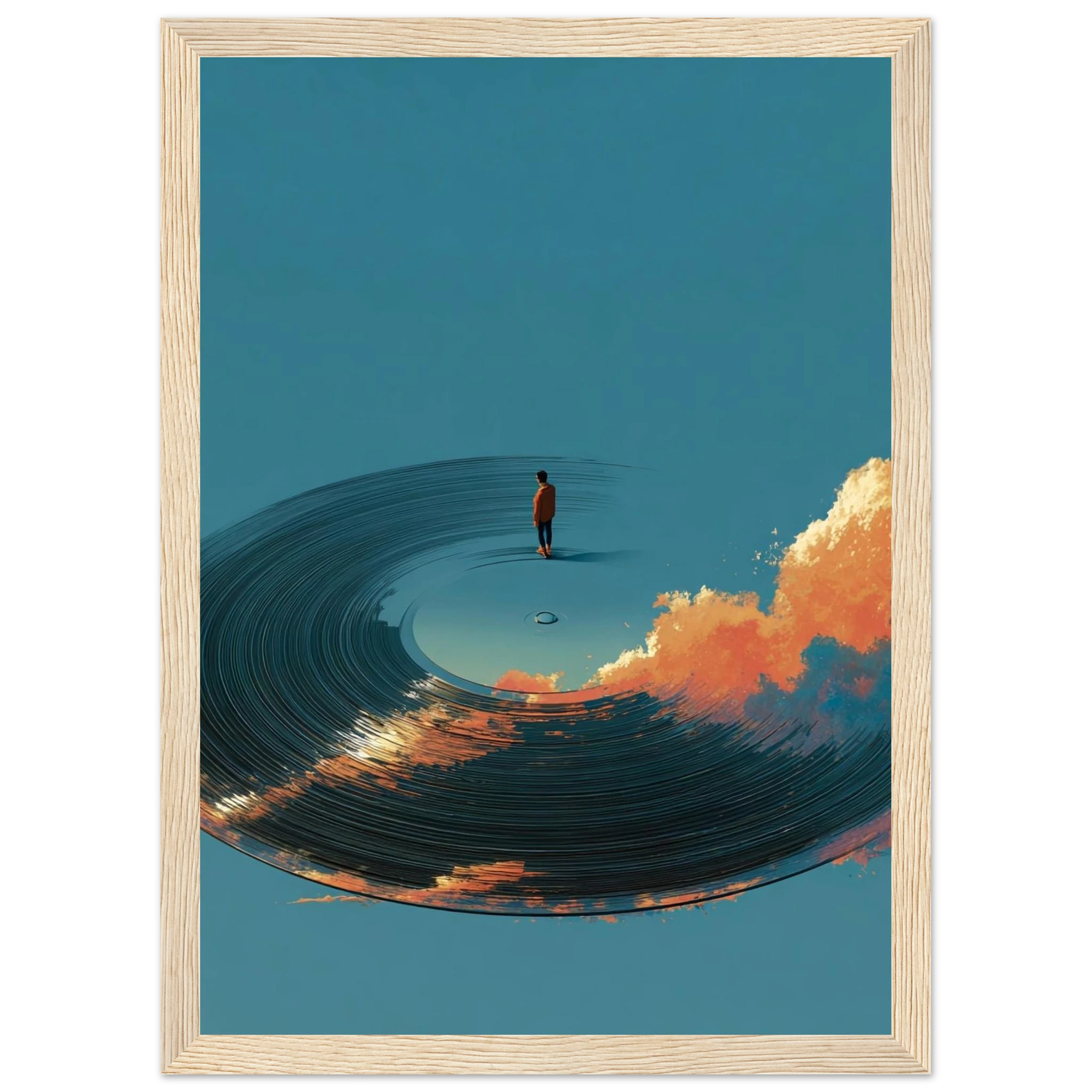 Rizen Vinyl Dream - Premium Framed Wall Art