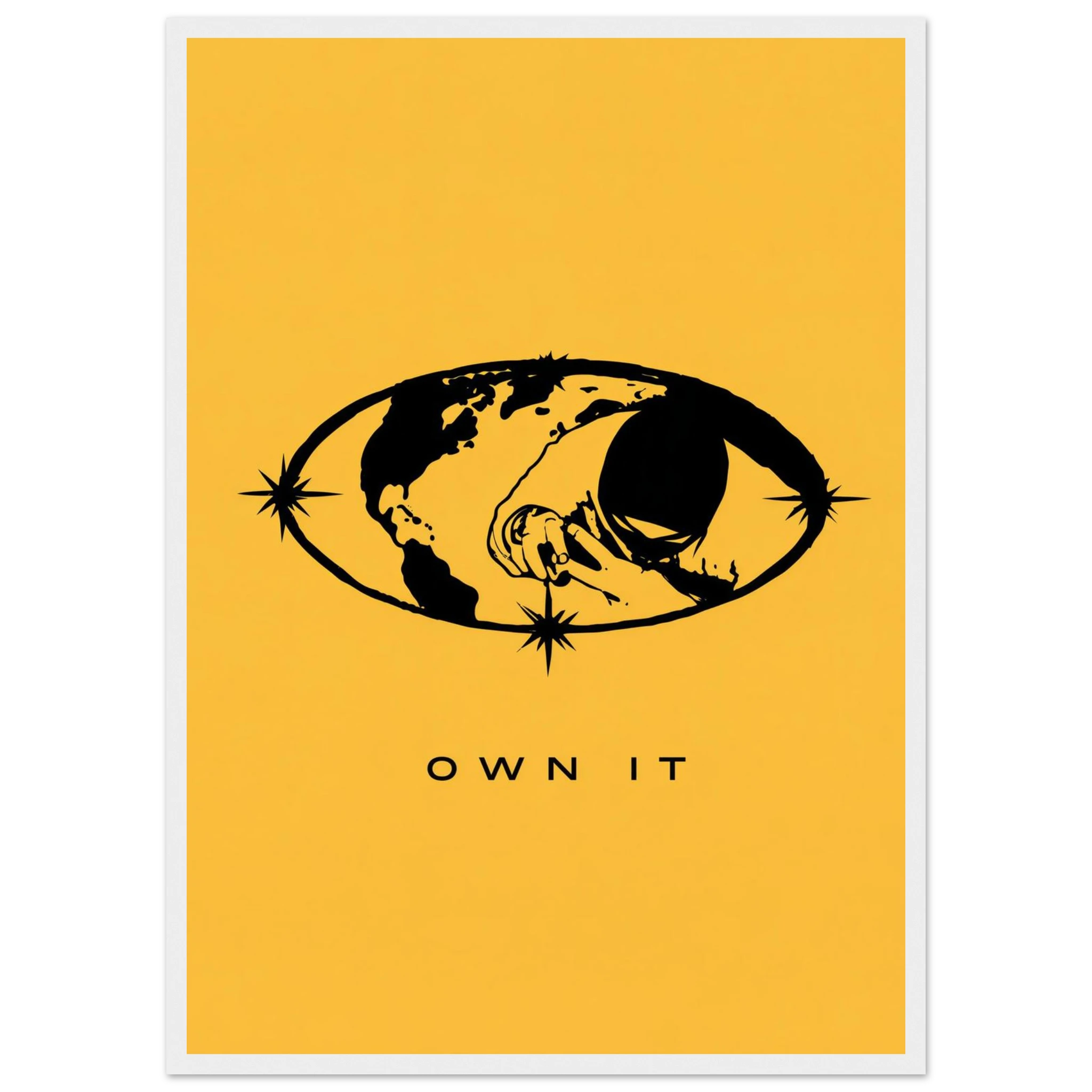 Rizen OWN IT - Premium Framed Wall Art
