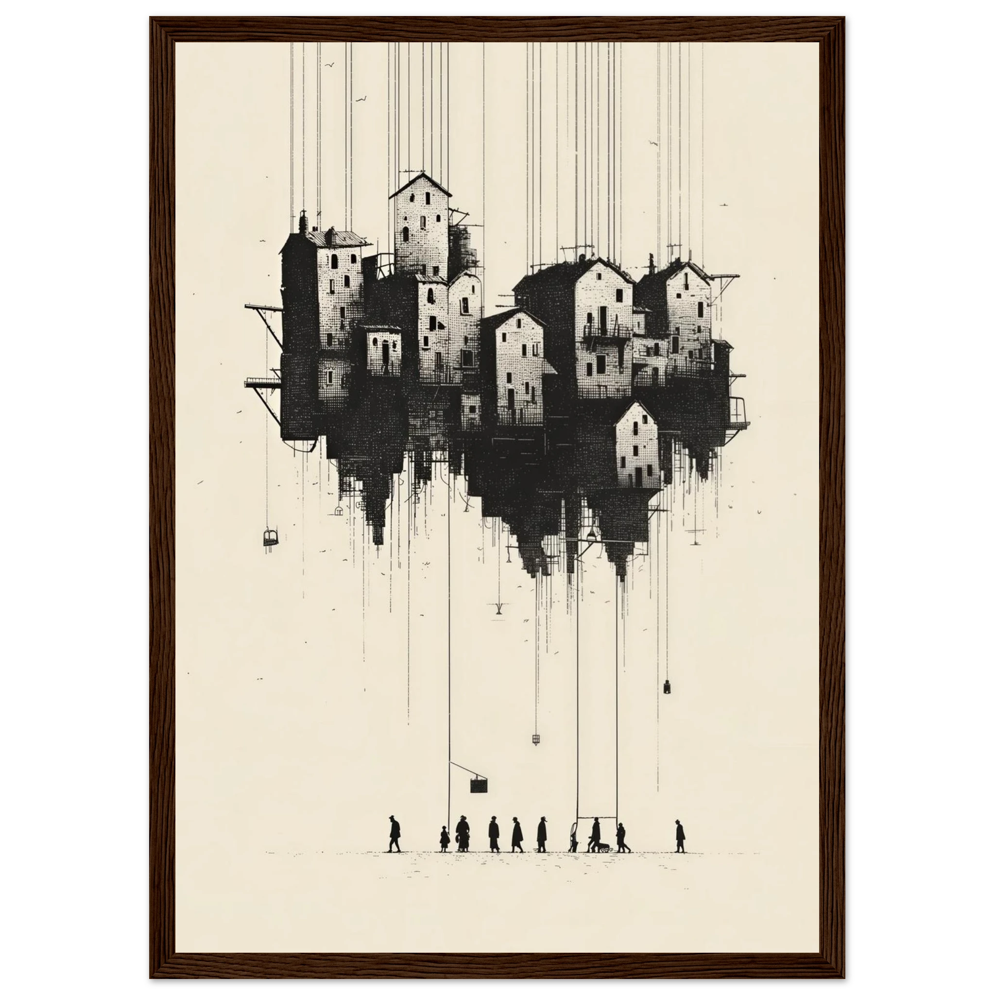 Rizen Threadbound - Premium Framed Wall Art