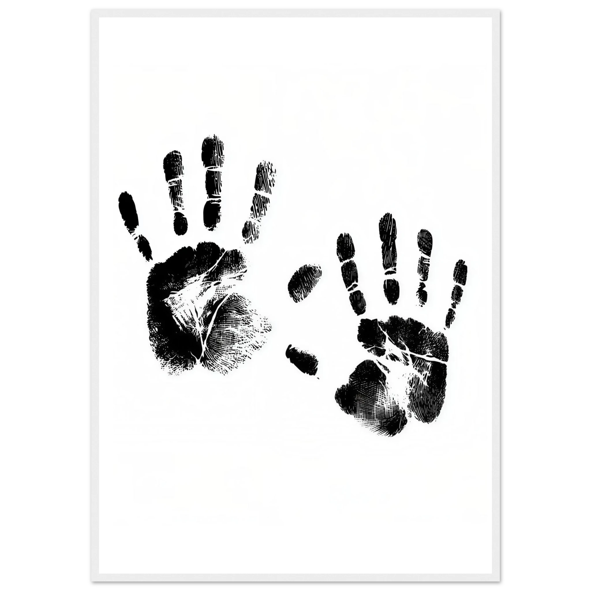Rizen Memory of Hands - Premium Framed Wall Art