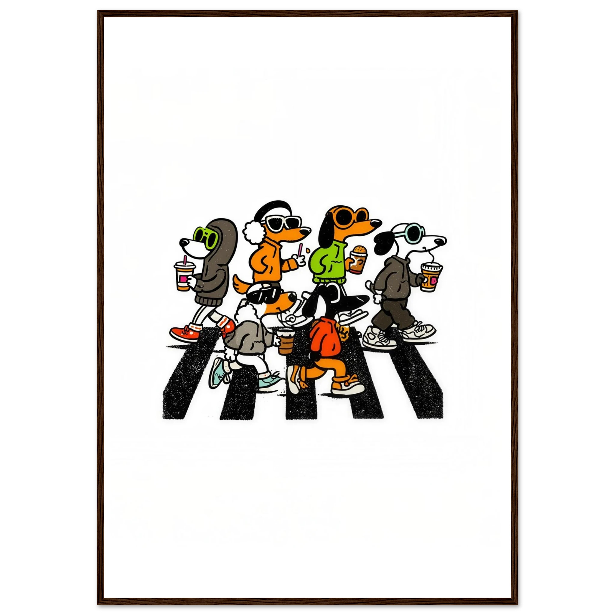 Rizen Take A Walk - Premium Framed Wall Art