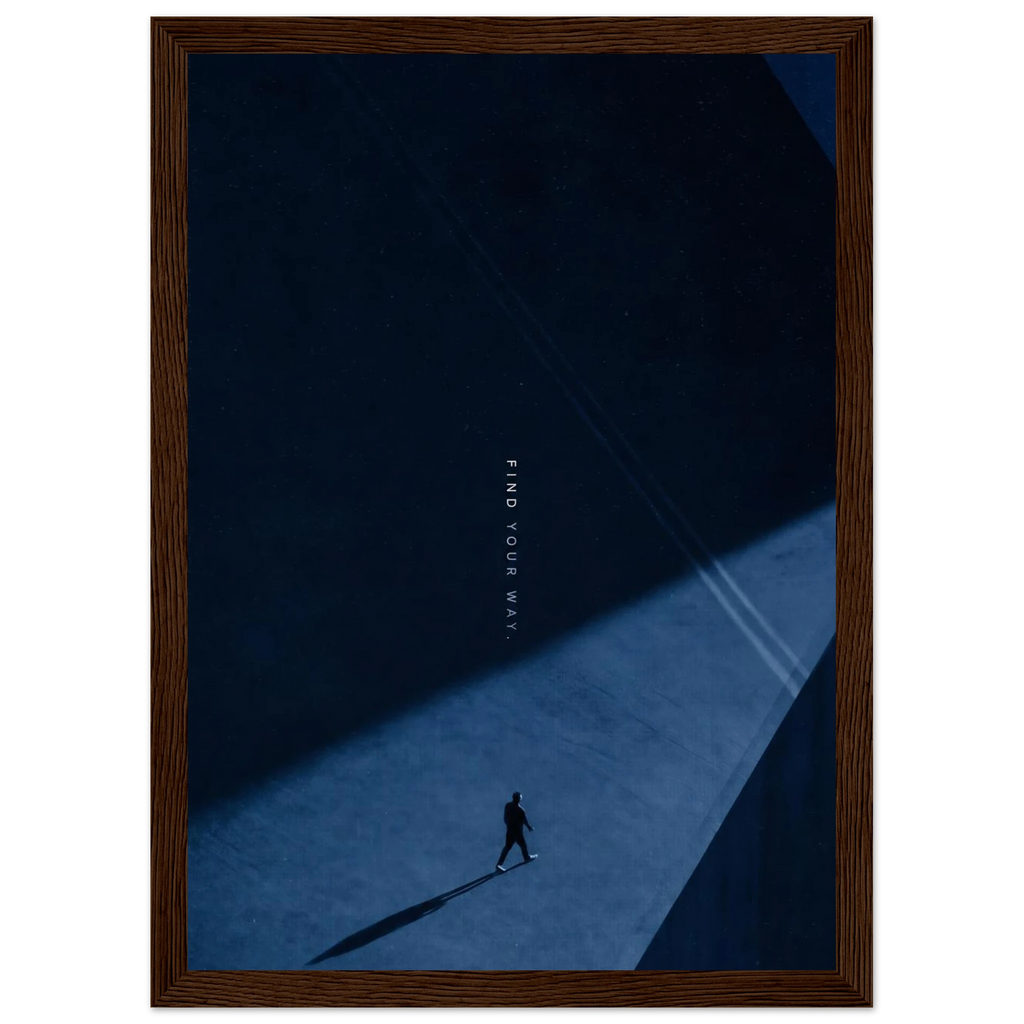 Rizen Find Your Way - Premium Framed Wall Art