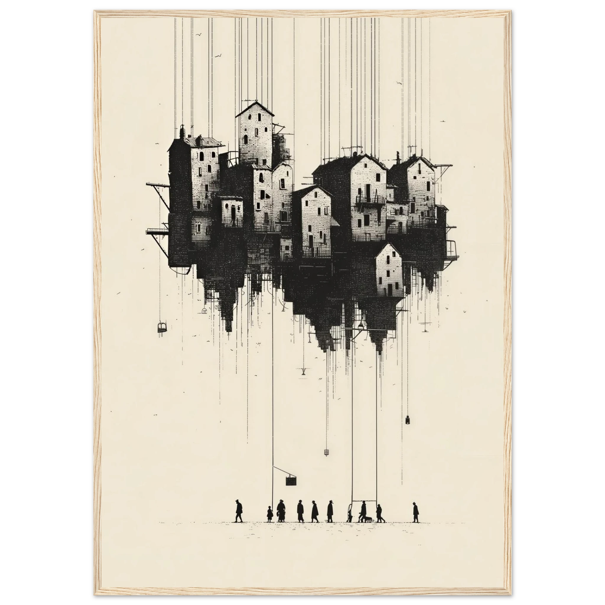 Rizen Threadbound - Premium Framed Wall Art
