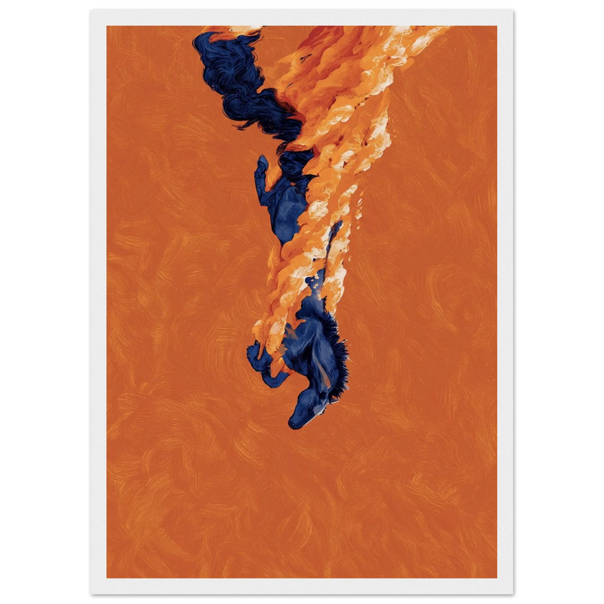 Rizen Inferno Trojan - Premium Framed Wall Art