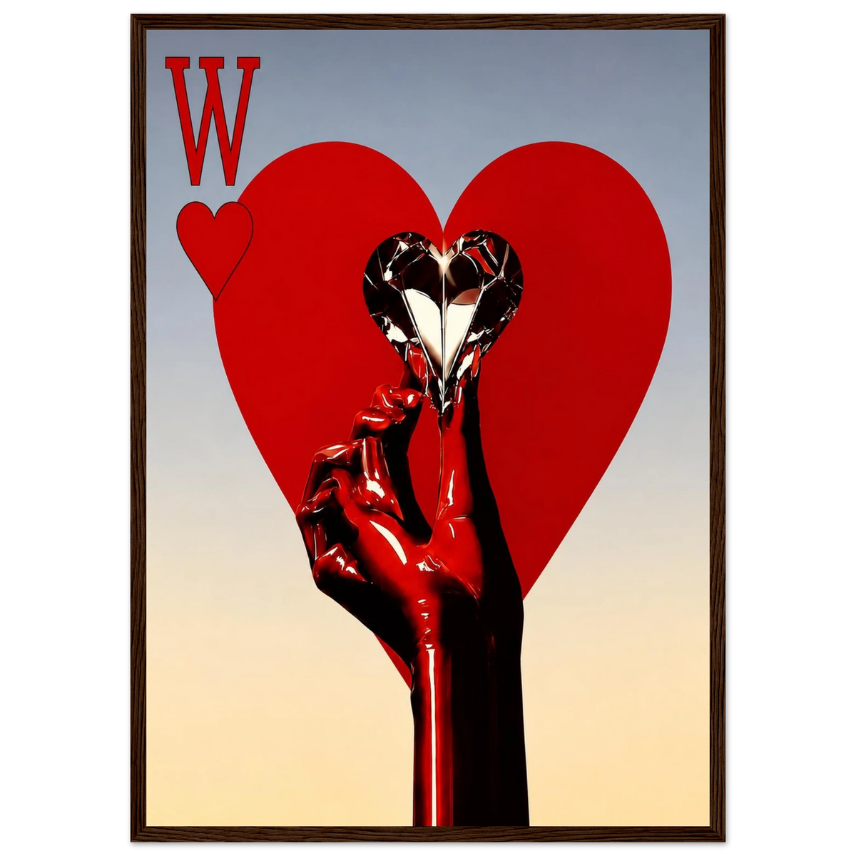 Rizen Worth The Love - Premium Framed Wall Art