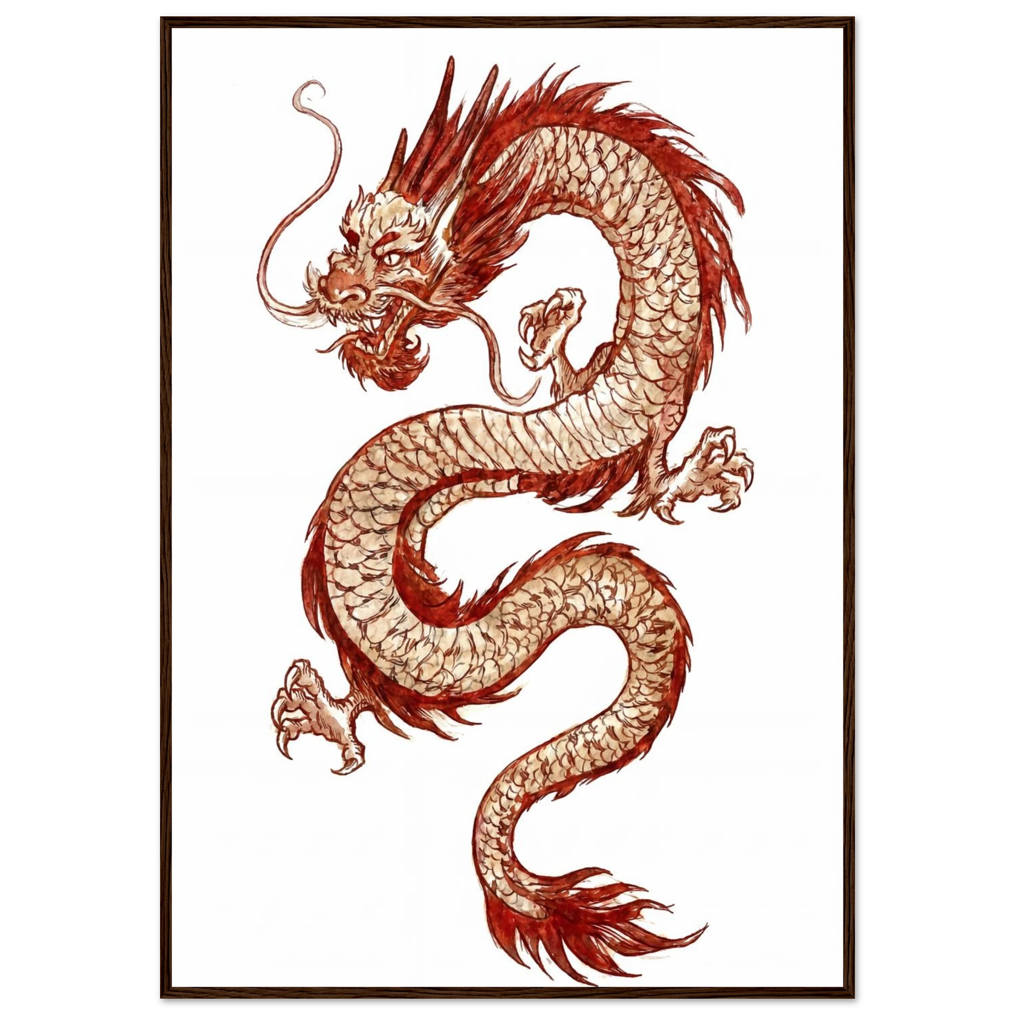 Rizen The Last Dragon - Premium Framed Wall Art