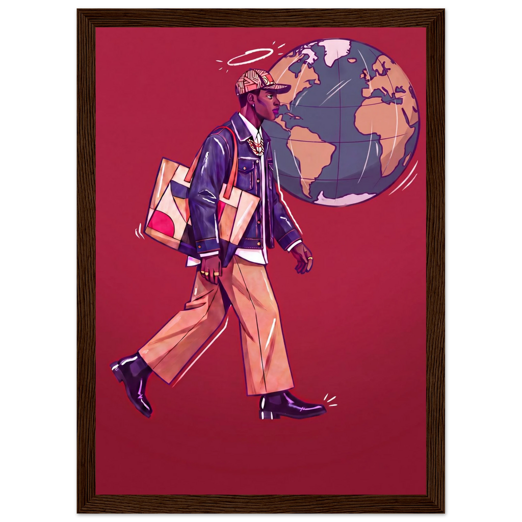 Rizen Global Stride - Premium Framed Wall Art