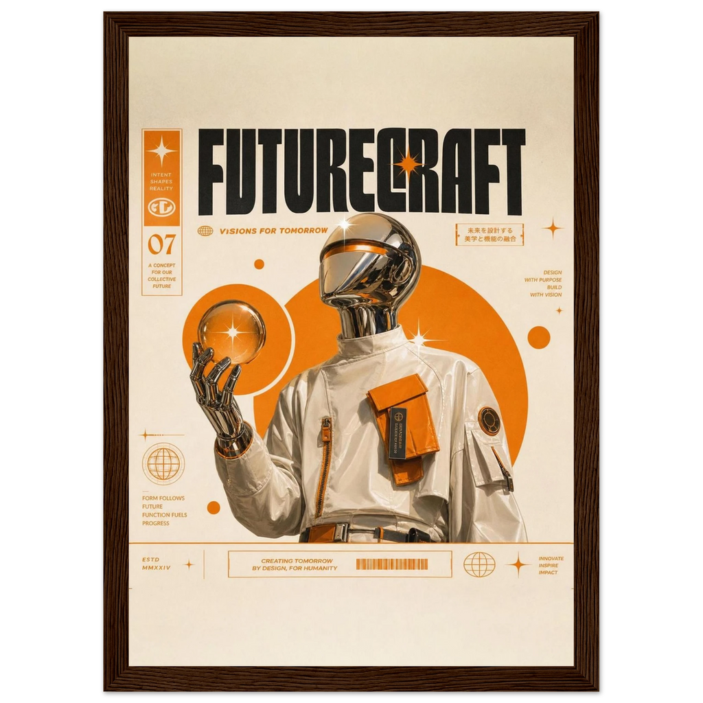 Rizen Future Craft - Premium Framed Wall Art