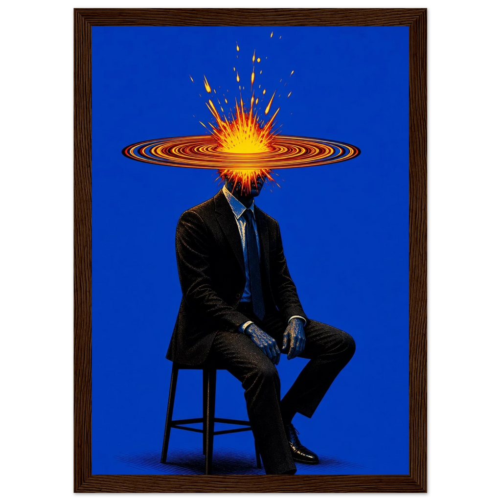 Rizen Orbit of Thoughts - Premium Framed Wall Art